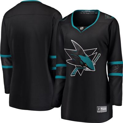 Women's San Jose Sharks Fanatics Branded Black Alternate Breakaway Jersey