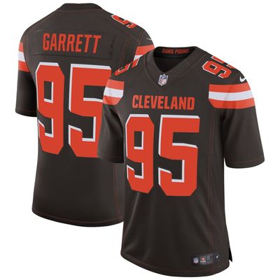 Cleveland Browns Myles Garrett Men's Black Brown Vapor Untouchable Limited Player Jersey