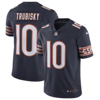 Men's Nike Mitchell Trubisky White Chicago Bears Game Jersey