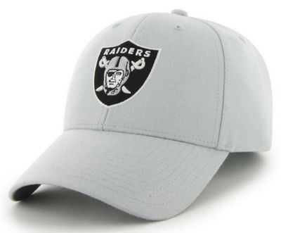 Oakland Raiders 47 Brand Black MVP Adjustable Hat