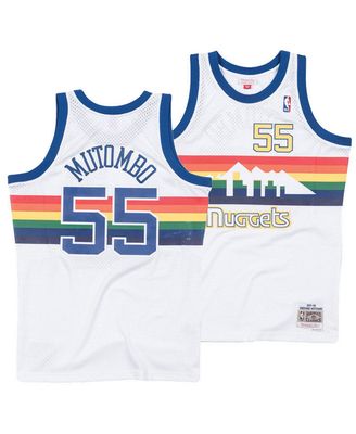 Dikembe Mutumbo Denver Nuggets Mitchell & Ness 1991-92 Hardwood Classics Jersey