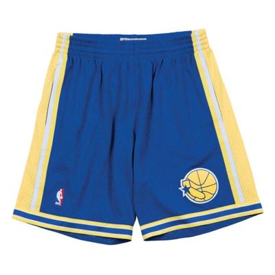 Golden State Warriors Royal Mitchell & Ness Shorts