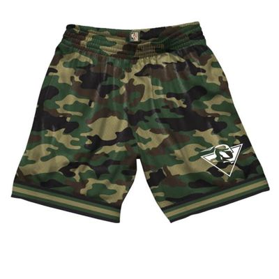 Golden State Warriors Camo Mitchell & Ness Shorts