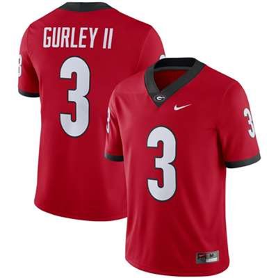 Men's Todd Gurley Nike Georgia Bulldogs Red College Football Jersey