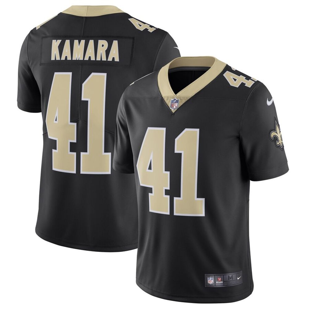 New Orleans Saints Alvin Kamara Men's Nike Black Vapor Untouchable Limited Player Jersey