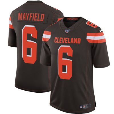 Men's Nike Odell Beckham Jr. Brown Cleveland Browns Vapor Limited Player  Jersey