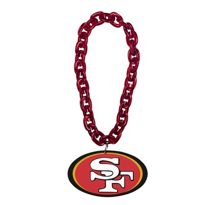 San Francisco 49ers Red Chain with Logo Magnet