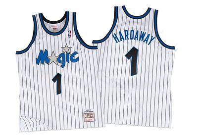 Orlando Magic Anfernee Penny Hardaway Autographed Gold Authentic Mitchell &  Ness 1993-94 75th Anniversary Hardwood