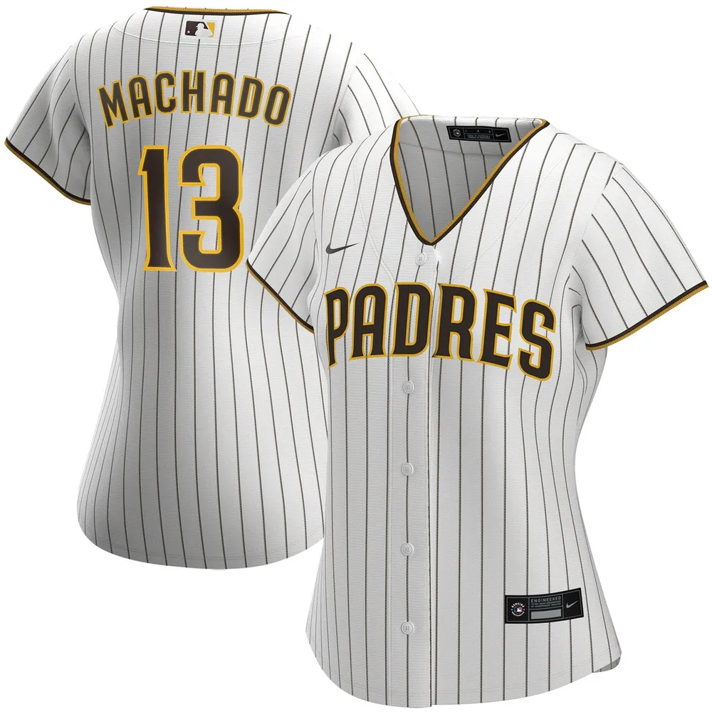 Number 13 san diego padres manny machado white 2022 city connect