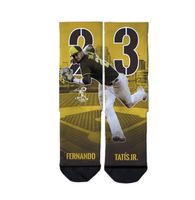 Men's San Diego Padres Fernando Tatis Jr. Player Throw Brown Crew Socks