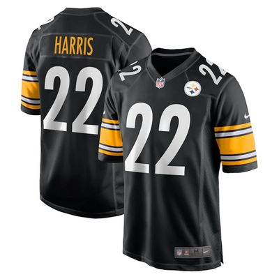 Najee Harris Pittsburgh Steelers Black Nike  Player Game Jersey