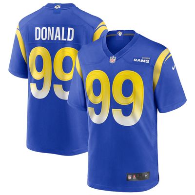 Aaron Donald Los Angeles Rams Nike Royal Player Game Jersey