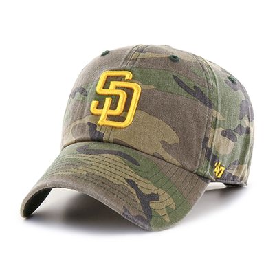 San Diego Padres Fanatics Branded Camo Mesh Snapback Hat - Black