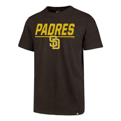 47 Men's San Diego Padres Premium Franklin T-Shirt - Brown - M (Medium)