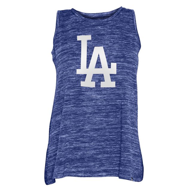 Women's Los Angeles Dodgers Lusso Black Nadine Halter Tank Top