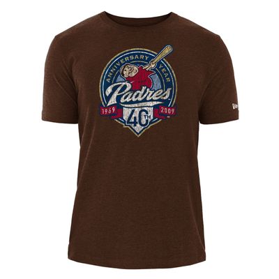 San Diego Padres New Era Men's Cooperstown Friar Anniversary Tee