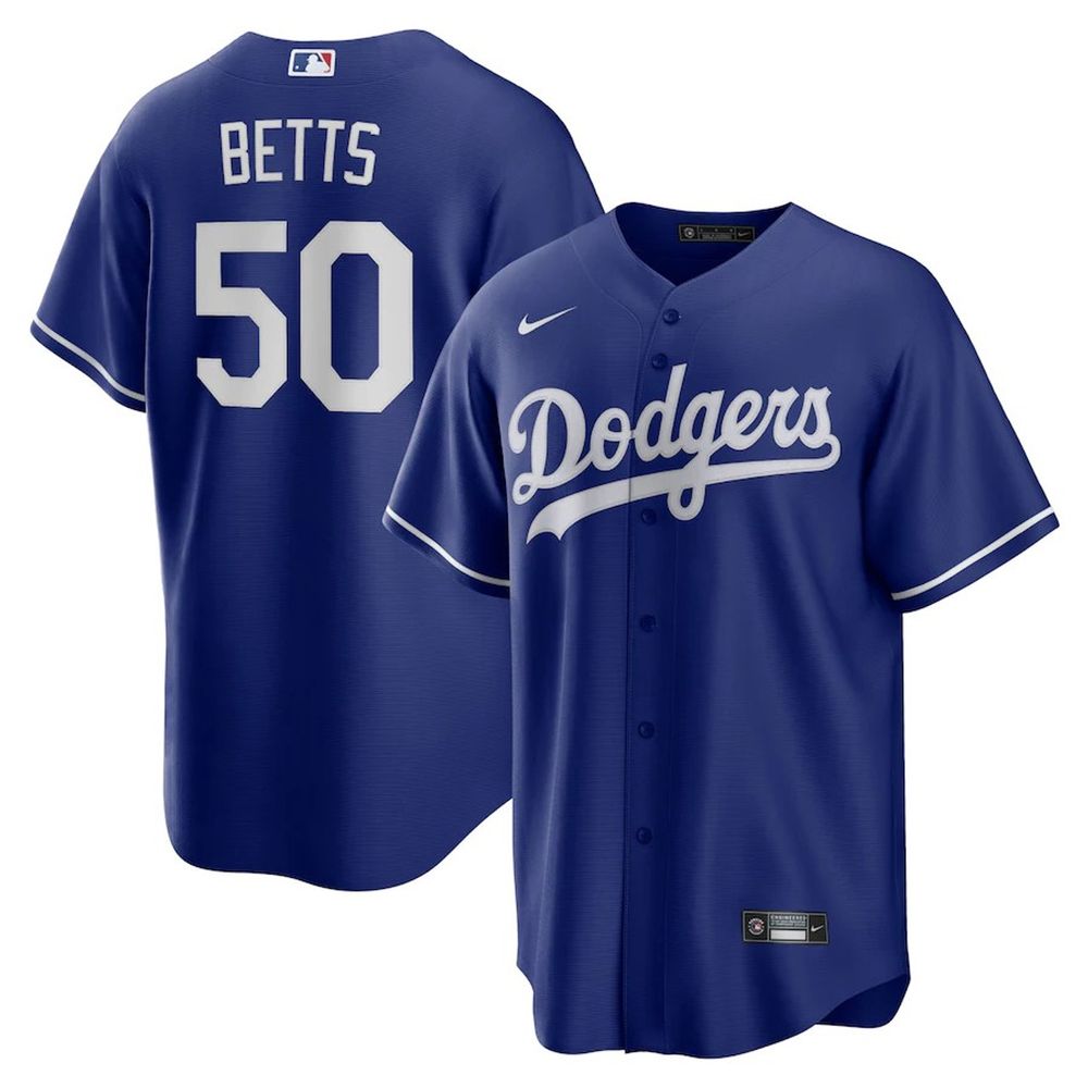 Mookie Betts Los Angeles Dodgers Nike Men's Royal Alternate Replica Player Jersey