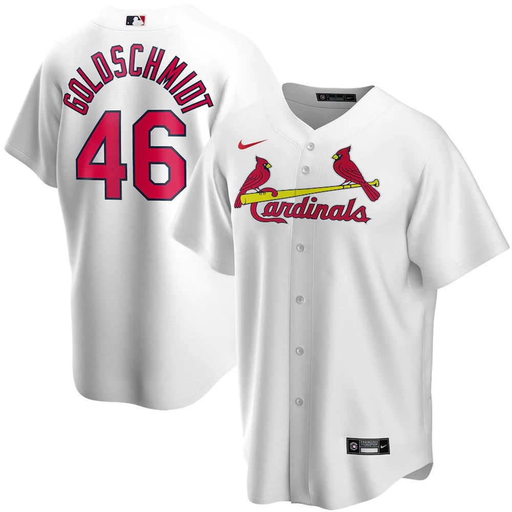 Paul Goldschmidt St. Louis Cardinals Nike Men's White Alternate Replica Player Jersey