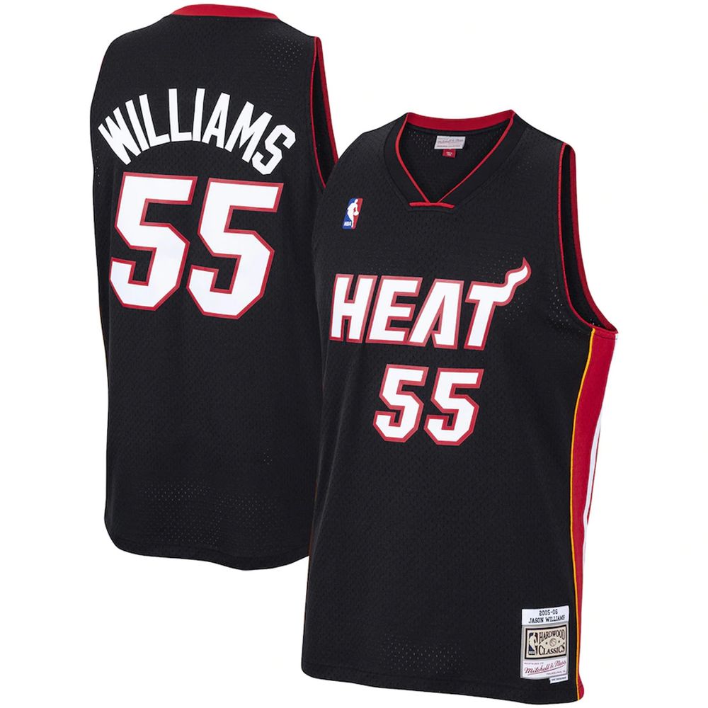 Women's Mitchell & Ness Jason Williams Black Sacramento Kings 2000-01  Hardwood Classics Swingman Jersey