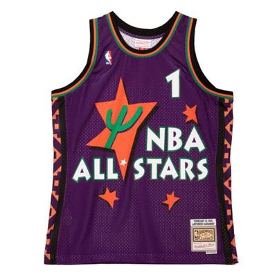 Orlando Magic Penny Hardaway Mitchell & Ness Purple 1995 All Star Hardwood Classics Swingman Jersey