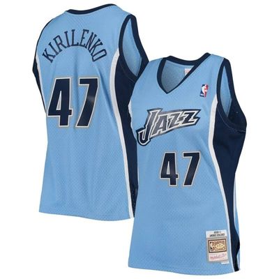 Utah Jazz Andrei Kiralenko Mitchell & Ness 2009-10 Blue Hardwood Classics Swingman Jersey