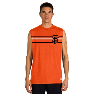 San Francisco Giants New Era Orange Sleeveless Tee