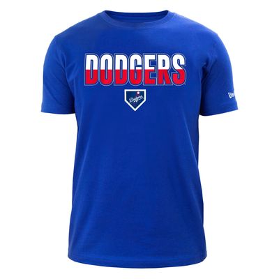 Los Angeles Dodgers Men's New Era Blue Gameday Tee