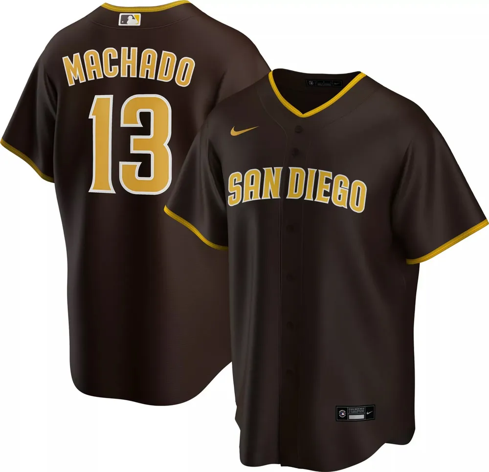 Manny Machado San Diego Padres Nike Men's Brown Alternate Player Jersey