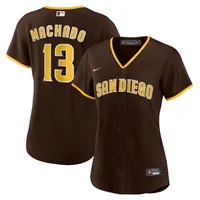 Nike Manny Machado Brown San Diego Padres Road Replica Player