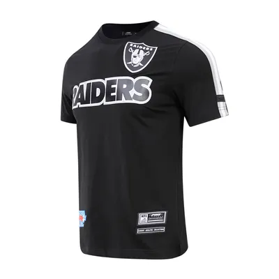 Las Vegas Raiders Men's Pro Standard Black Pro Team Taping Tee