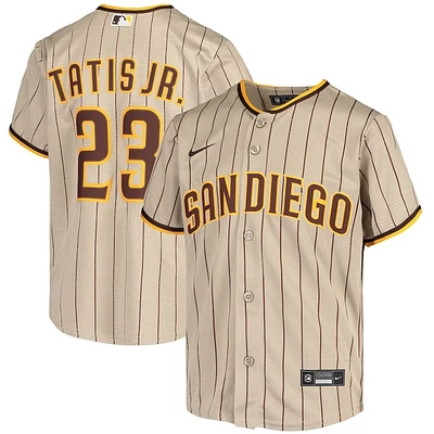 Fernando Tatís Jr. San Diego Padres Nike Youth Tan Road Alt2 Jersey