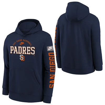 San Diego Padres Youth Navy 1998 Cooperstown Logo Pullover Hoodie