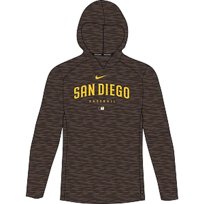 San Diego Padres Mens Early Work Fleece Pullover Hood Nike