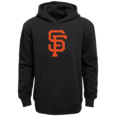 San Francisco Giants Toddler Black Primary Logo Pullover Hoodie