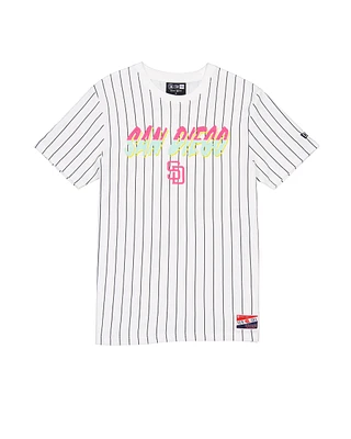 San Diego Padres Mens City Connect Pinstripe Shirt 2 Sided New Era