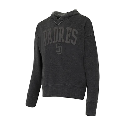 San Diego Padres Women's Charcoal Fleece Hoodie