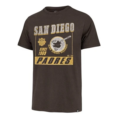 San Diego Padres Mens Espresso Brand 47 Outlast T-Shirt