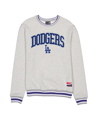 Los Angeles Dodgers Mens Crew Sweatshirt Grey New Era