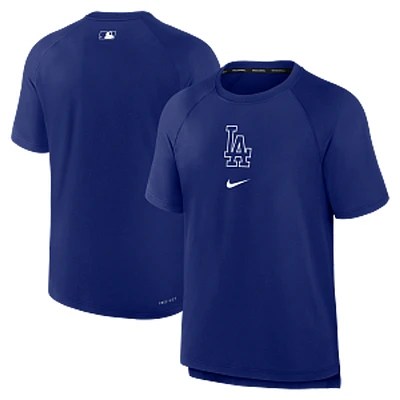 Los Angeles Dodgers Mens Short Sleeve Shirt Blue Nike