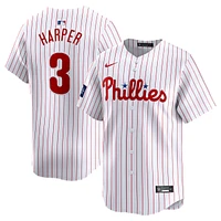 Philadelphia Phillies Mens White Nike Limited Bryce Harper #3 Players Home Jersey