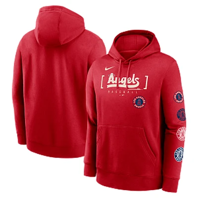 Los Angeles Angels Mens Red Nike City Connect Hooded Fleece