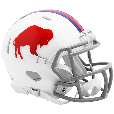 Buffalo Bills White Mini Throwback Helmet 1965 - 1973 by Riddell