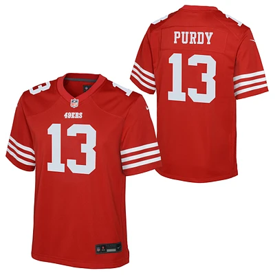 San Francisco Youth Red Nike Brock Purdy #13 Home Team Players Jersey