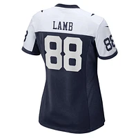 Dallas Cowboys Women's CeeDee Lamb #88 Alt Blue Thanksgiving Game Jersey Nike