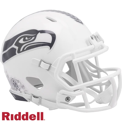 Seattle Seahawks White and Camo NFL Salute to Service 2024 Mini Speed Helmet by Riddell