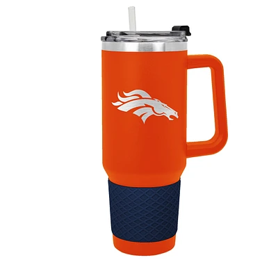 Denver Broncos Orange and Blue 40 oz Colossus Travel Mug with Team Logo by Great American Products