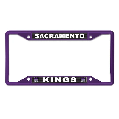 Sacramento Kings Purple Inlaid Chrome License Plate Frame with Glossy Letters by Wincraft