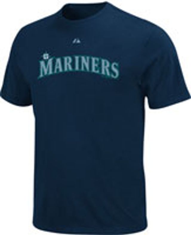 Ichiro Suzuki Seattle Mariners Majestic Official Name & Number T-Shirt -  Aqua