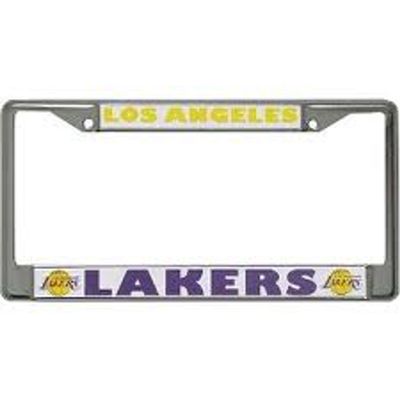 Los Angeles Lakers License Plate Chrome Frame