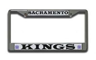 Sacramento Kings License Plate Chrome Frame